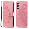 Flip case for Samsung Galaxy M15 5G, Mandala, pink