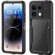 IP68 Waterproof Case for Xiaomi Redmi Note 13 Pro 5G, Redpepper, black