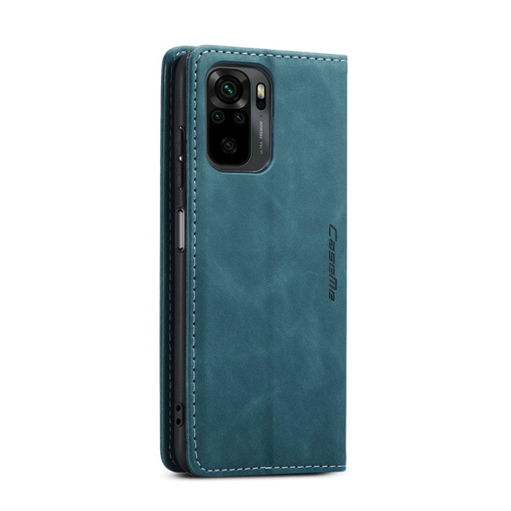 CASEME case for Xiaomi Redmi Note 10 / 10S, Leather Wallet Case, green