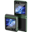 Case for Samsung Galaxy Z Flip7 FE / Z Flip6, PC Case, transparent / green