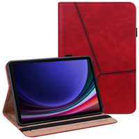 Case for Samsung Galaxy Tab S10 Lite / S10 FE / S9 FE / S9, Classic, with space for stylus, red