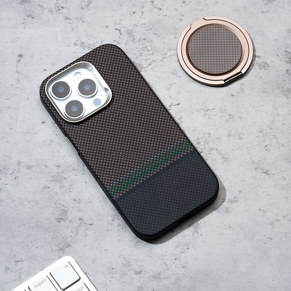 BENKS Kevlar Magnetic Armor Pro Prestige 600D Y065 case for MagSafe with active button for iPhone 16 Pro