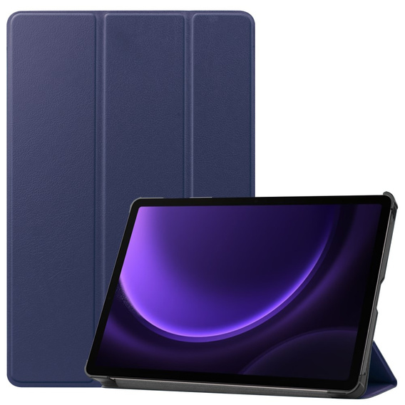 Case for Samsung Galaxy Tab S9 FE, Tri-fold, dark blue
