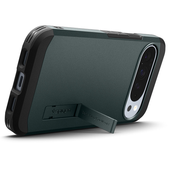 Spigen Tough Armor MagSafe case for Google Pixel 10 Pro XL, Abyss Green