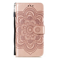 Flip case for Xiaomi Redmi Note 9s/ 9 Pro, Mandala Flower, pink rose gold