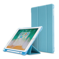 Case for iPad 9.7 2018 / 2017/ Air / Air 2, Smartcase with stylus space, blue