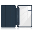 Case for Lenovo Tab K11 Plus, Smartcase Hybrid, with stylus space, dark blue