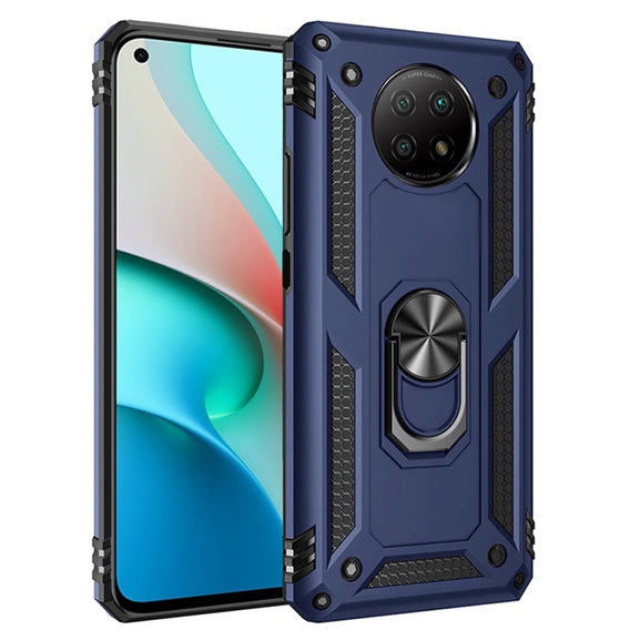 Armor Case for Xiaomi Redmi Note 9T 5G, Nox Case Ring, blue