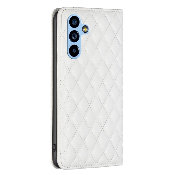 Flip case for Samsung Galaxy A54 5G, Wallet, BINFEN COLOR, white