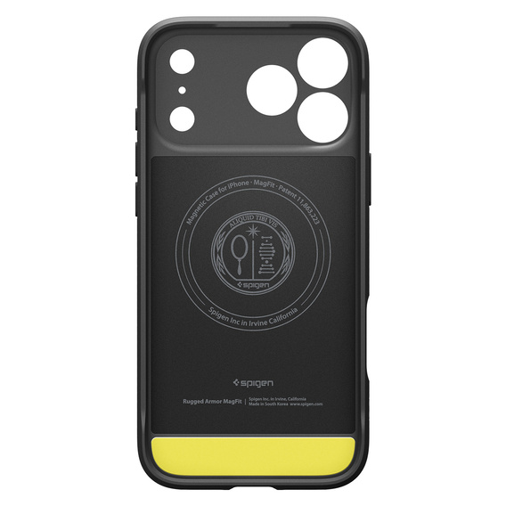 Spigen Rugged Armor MagSafe Case for iPhone 17 Pro Max, Matte Black