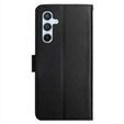 Flip case for Samsung Galaxy A35 5G, Split Leather Wallet, black