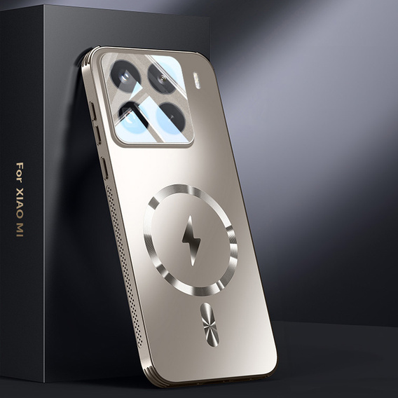 The casefor Xiaomi 15, MagSafe, titanium gold
