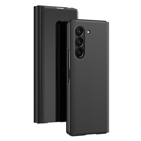Case for Samsung Galaxy Z Fold 5 5G, Clear View, black