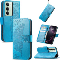 Flap case for Xiaomi Redmi 15 5G / 4G, Butterfly, blue