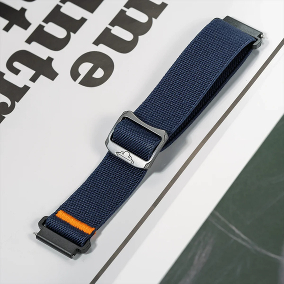 Nylon strap for Samsung Galaxy Watch Active 22mm, Black