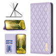 Flip case for Samsung Galaxy A35 5G, Wallet, BINFEN COLOR, purple