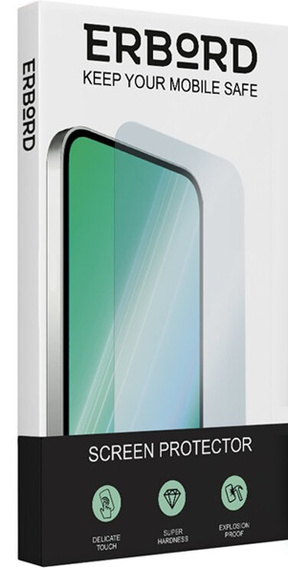 2x Tempered Glass ERBORD 9H Hard Glass for phone screen for OnePlus Nord 5