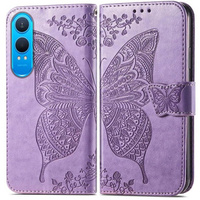 Flip case for OnePlus Nord CE4 Lite, Butterfly, purple