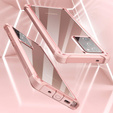 Armored case for Samsung Galaxy Note 20 Ultra, Dexnor Full Body, pink rose gold