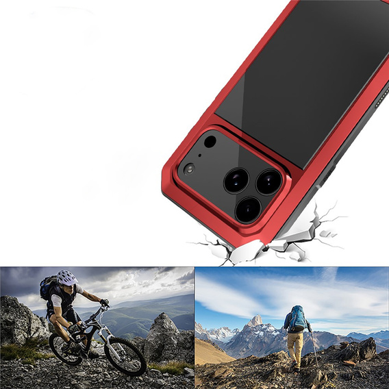 Armoured case with built-in tempered glass for iPhone 17 Pro Max