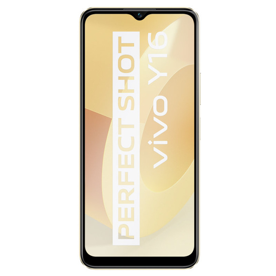 3D Tempered Glass for Vivo Y16, black