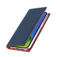 Flip case for iPhone 14 Pro, Litchi Skin Grain, dark blue