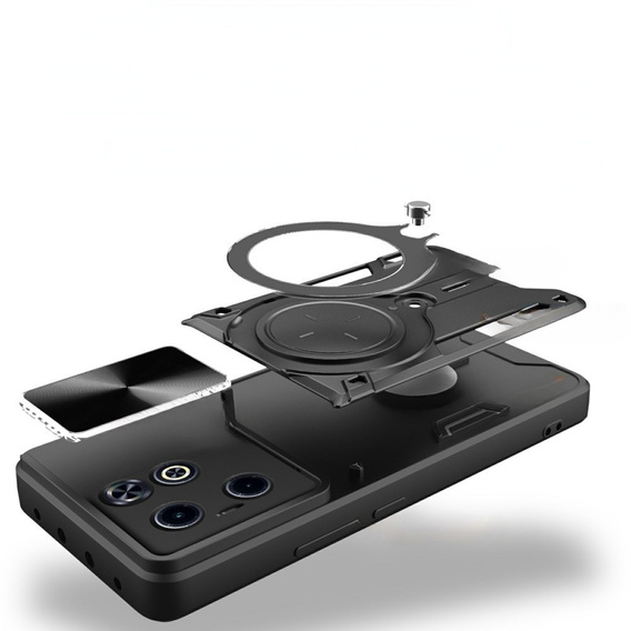 Armor case for Infinix Hot 40i, CamShield Slide, black