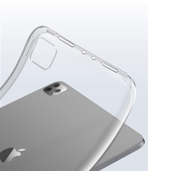 Case for iPad Pro 12.9 2022 / 2021 / 2020 / 2018, Silicone, transparent