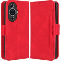 Flip case for Huawei Nova 11 Pro, Card Slot, red