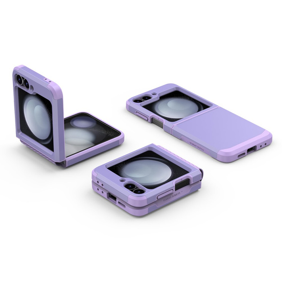 Armored Case for Samsung Galaxy Z Flip7 FE / Z Flip6, Armor Shockproof, purple