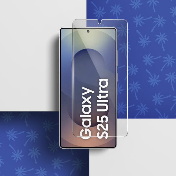 Diamond Palm Tempered Glass for Samsung Galaxy S25 Ultra