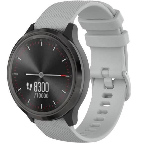 Silicone Universal Strap 20mm, grey