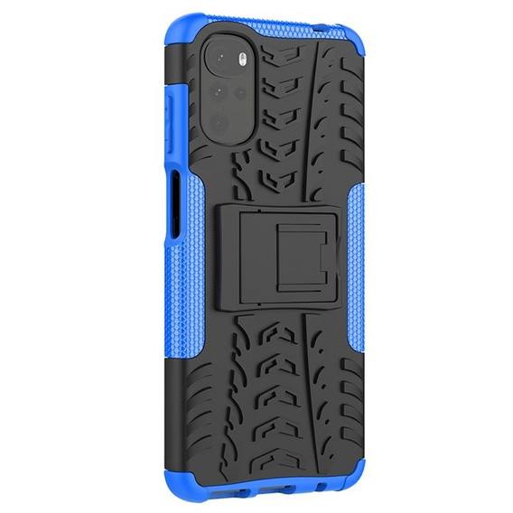 Case for Motorola Moto G22, Tire Armor, blue