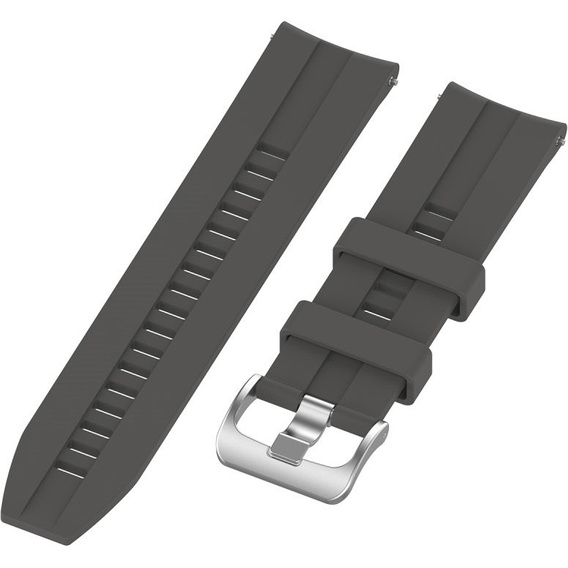 22mm Silicone strap with buckle for Huawei Watch GT / Watch GT2 - White