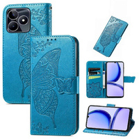 Flip case for Realme Note 50, Butterfly, blue