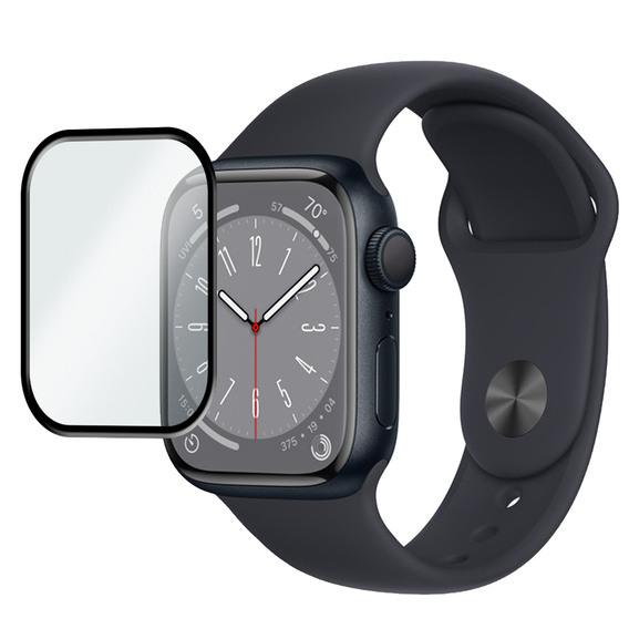 2x ERBORD Hybrid Glass for Apple Watch 7/8/9 41mm
