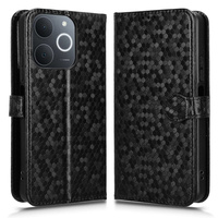 Flip case for Realme Note 70T 4G, Wallet Rhombus, black