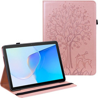 Flap case for Huawei MatePad SE 10.4, tree, pink rose gold