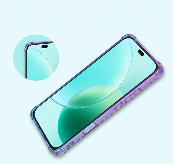 Case for Honor 400 Lite, Gradient Dropproof, Purple / blue