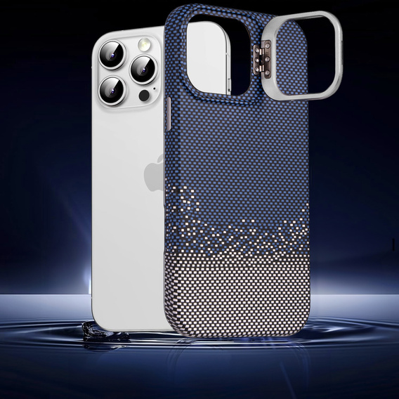 Case for iPhone 14 Pro, Frame Kickstand, for MagSafe, Sand Blue