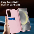 Smart View Wallet flip case for Samsung Galaxy S25 FE