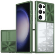 Case for Samsung Galaxy S23 Ultra, Slide Camera, green