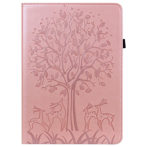 Flap case for Huawei MatePad SE 10.4, tree, pink rose gold