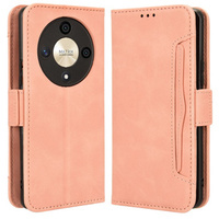 Flip case for Honor Magic 6 Lite 5G, Card Slot, pink