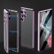 Case for Samsung Galaxy S24 Ultra, Magnetic Dual Glass, purple