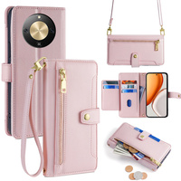 Flip case with zip pocket for Honor Magic 8 Lite