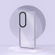 Case for Oppo A60, Fusion Hybrid, transparent / purple
