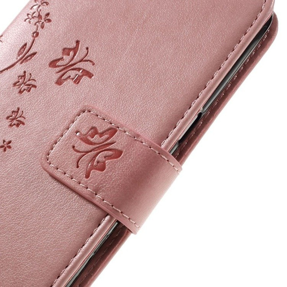 Flip case for Samsung Galaxy J5 2016, Butterfly, pink