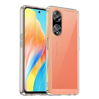 Case for Oppo A98 5G, Fusion Hybrid, transparent