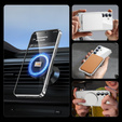 Case for Samsung Galaxy S25, Electro MagSafe, silver + Screen Glass